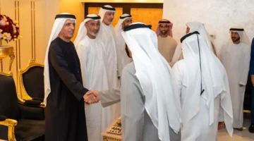 سعود بن صقر يستقبل تهاني كبار المسؤولين والمواطنين اليوم